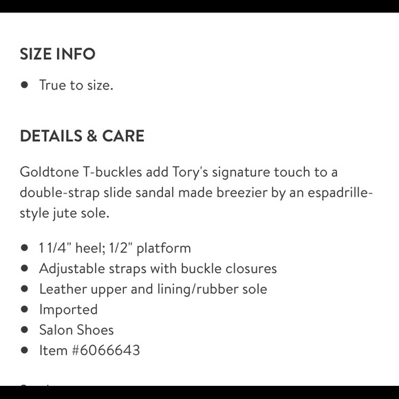 Tory Burch Selby Two-Band Espadrilles Slides 8.5 - Picture 8 of 10